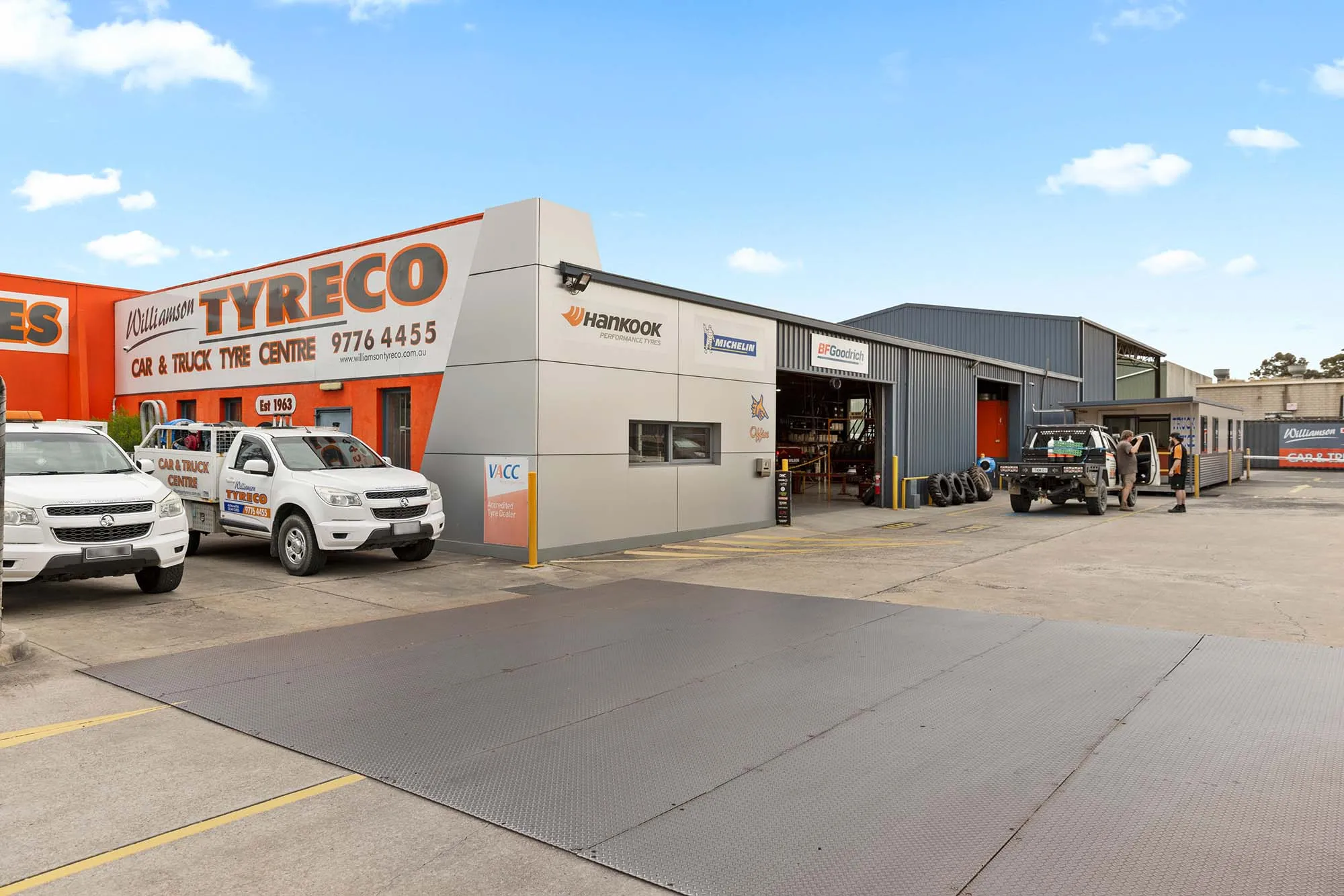 The Williamson Tyreco store at 46 Brunel Road, Seaford